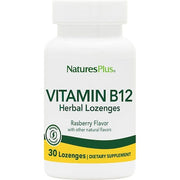 Nature's Plus B-12 1000mcg Raspberry Lozenges - 30 Count