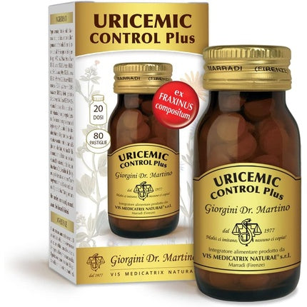 Uricemic Control Plus 80 Tablets 40g - Dr. Giorgini