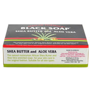 African Formula Black Soap with Shea Butter & Aloe Vera 3.5 Ounce 103ml