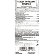 Solgar Cherry Turmeric Complex Vegetable Capsules - Antioxidant and Anti-Inflammatory Properties - For Daily Wellbeing - Vegan and Gluten-Free