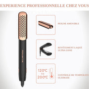 Rowenta Professional Hair Straightener Ceramic Coating Smooth and Curly Ultimate Experience Black/Copper SF8230F0