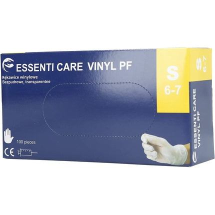 Artykuly Jednorazowe Powder-Free Vinyl Gloves S 100 Pieces 100 G