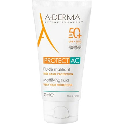 Aderma Protect Ac Mattifying Fluid Spf 50 40 Ml