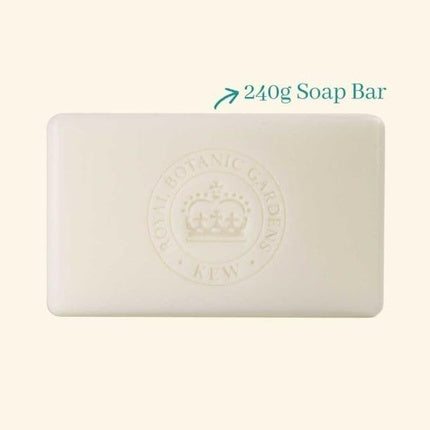 Kew Gardens Gardenia and Neroli Luxury Soap Vegan Body Soap Bar 240g