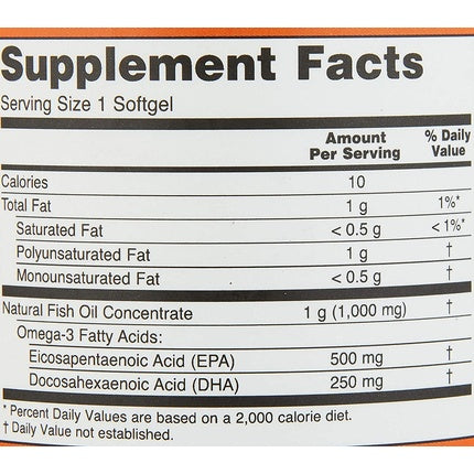 Now Foods Ultra Omega-3 500/250 mg EC