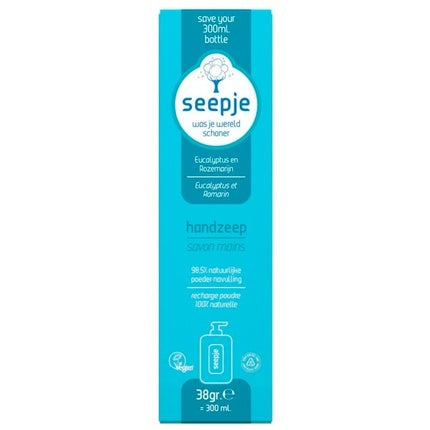 Seepje Eucalyptus And Rosemary Hand Soap Refill - 38 Grams