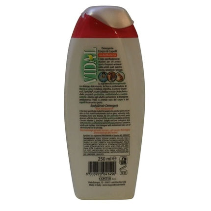 Vidal Body and Hair Wash Menta e Lime 250ml 8.45fl.oz