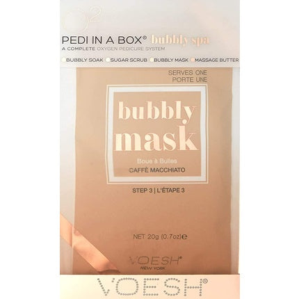 Voesh O2 Pedi In A Box Bubbly Soak Spa Caffe Macchiato