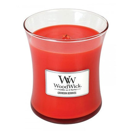 Woodwick Scented Candle Vase Crimson Berries 275 G