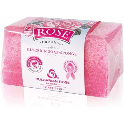 Rose Original Glycerin Soap Sponge