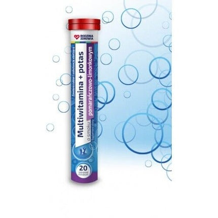 Rodzina Zdrowia Multi-Vitamin + Potassium 20 Effervescent Tablets