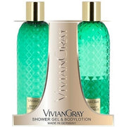 Vivian Gray Bergamot Lemongrass Body Care Cosmetic Set - Shower Gel And Body Lotion
