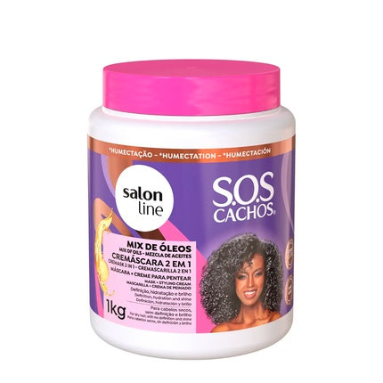 Salon Line Sos Curls Creammask 2 In 1 1kg