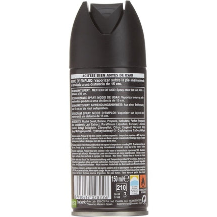 Babaria for Men Body Spray Splash 150ml