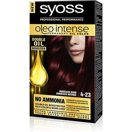 Syoss Color Oleo Intense 4-23 Bordeaux Red Hair Dye