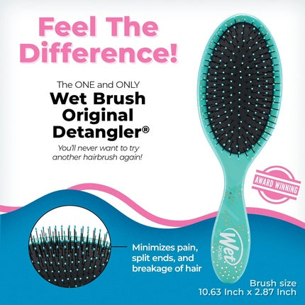 WetBrush Original Detangler Hair Brush with Ultra Soft Intelliflex Bristles for All Hair Types Disney Ultimate Princess Collection Moana