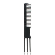 Eurostil Curved Black Comb 19cm