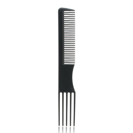 Eurostil Curved Black Comb 19cm