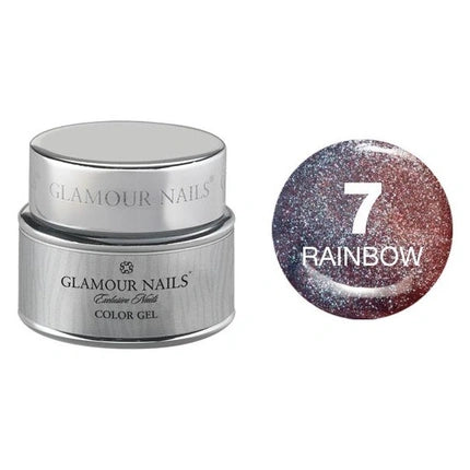 Vip Glamour Color Gel Rainbow 7 - 5 Milliliters