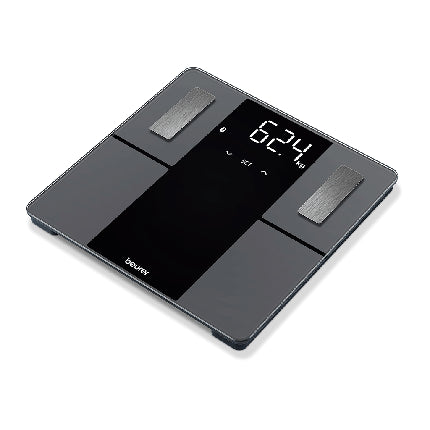 Beurer Bf 500 Super Black Edition Diagnostic Bathroom Scale With 5 Years Warranty