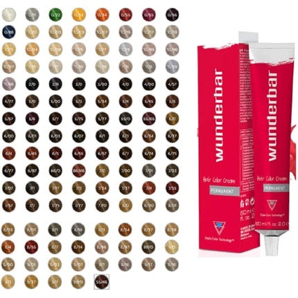 Wunderbar Cream Hair Color Tubes 60ml