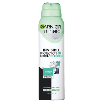 Garnier Invisible Black White Colors Clean Fresh Aloe Spray 150ml