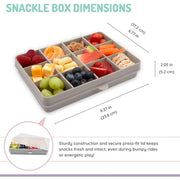 Melii Snackle Box Divided Snack Container for Kids