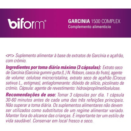 Dielisa Biform Garcinia 1500 Complex 42 Capsules
