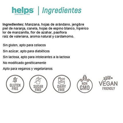 Helps Infusions Ayurveda Relaxing Infusion with Hawthorn and Hypericum