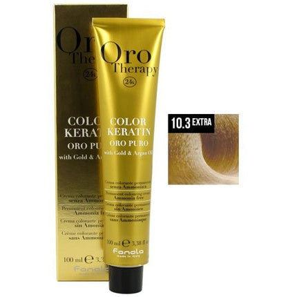 Oro Therapy Color Keratin 10.3 Extra Blonde Platinum 100ml