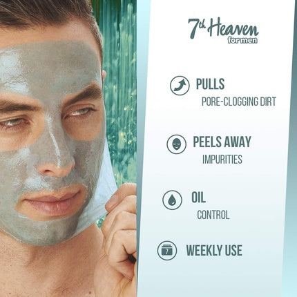 7th Heaven Men's Deep Pore Cleansing Peel-off Mask 10ml