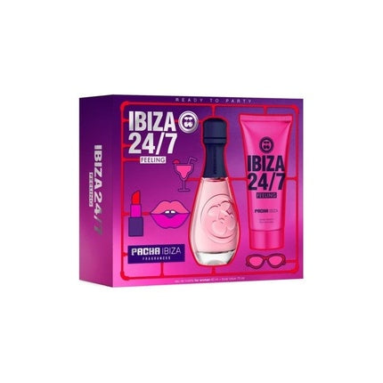 Pacha Ibiza 24/7 Feeling Woman Set Eau De Toilette 80 Ml + Body