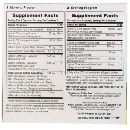 Nature's Plus Candida Cleanse 7 Day Program 28 Capsules - Pack of 2