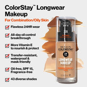 Revlon ColorStay Foundation for Oily/Combination Skin 310 Warm Golden SPF15 30ml