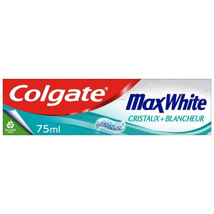 Colgate Max White Crystaux White Toothpaste 75ml White Crystals - Recyclable Tube