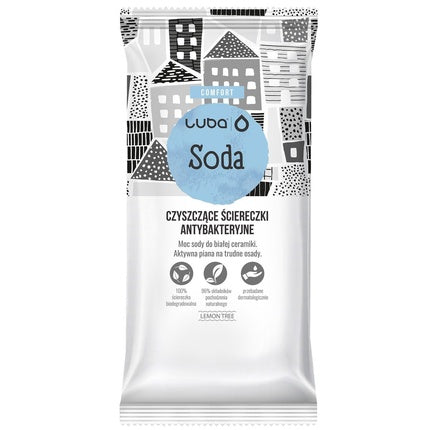 Luba Antibacterial Wipes Soda - 24 Pieces