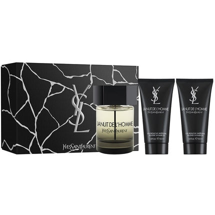 Yves Saint Laurent La Nuit De L'Homme Eau De Toilette Spray 100ml + Shower Gel 2x50ml