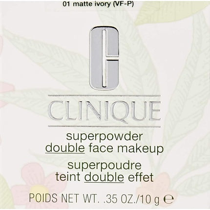 Clinique Superpowder Double Face Makeup 01 Matte Ivory VF-P for Women 0.35oz