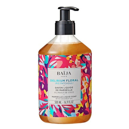 BAIJA Delirium Floral Iris Patchouli Liquid Soap Marseille Coconut Oil 500ml