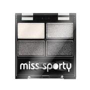 Miss Sporty Studio Colour Quattro Eye Shadow 404 Real Smoky/Smoky Black - 5g