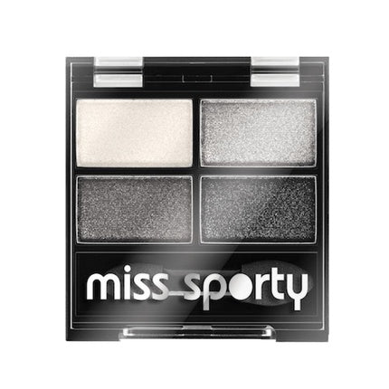 Miss Sporty Studio Colour Quattro Eye Shadow 404 Real Smoky/Smoky Black - 5g