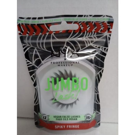 NYX Professional Makeup Jumbo Lashes Vegan False Eyelashes 12 Hour Wear Spiky Fringe