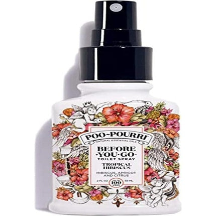 Poo-Pourri Before-You-Go Toilet Spray 100% Natural with Essential Oils Tropical Hibiscus 59ml