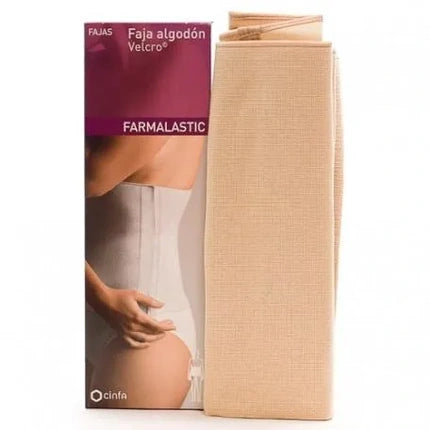 Farmalastic Farmalastic Lumbar Girdle Beige Velcro T3 1 Pc