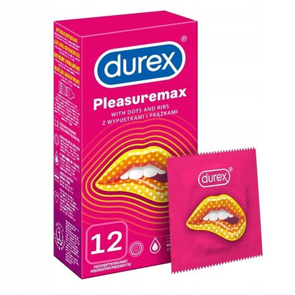 Durex Pleasuremax Condoms 12 Pieces With Ridges
