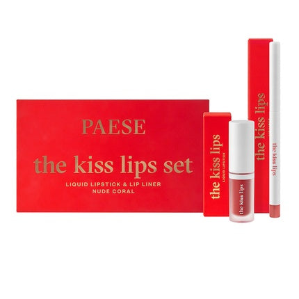 Paeseset The Kiss Lips Lipstick 02 Nude Coral - 34ml