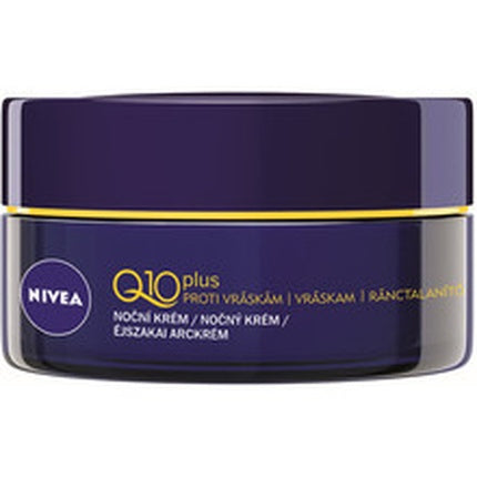 Nivea Night Cream Antiwrinkle Q10 Plus 50 Ml