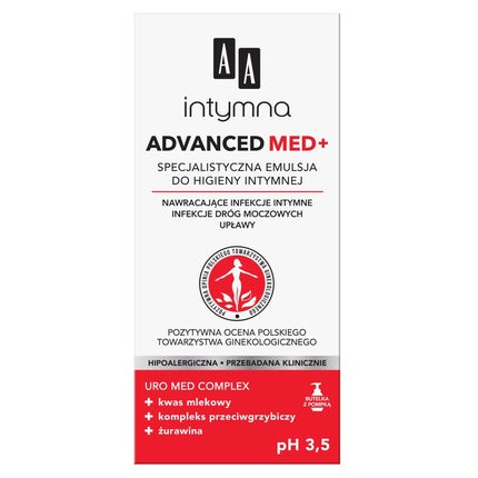Aa Intymna Advanced Med Specialist Emulsion For Intimate Hygiene 300ml