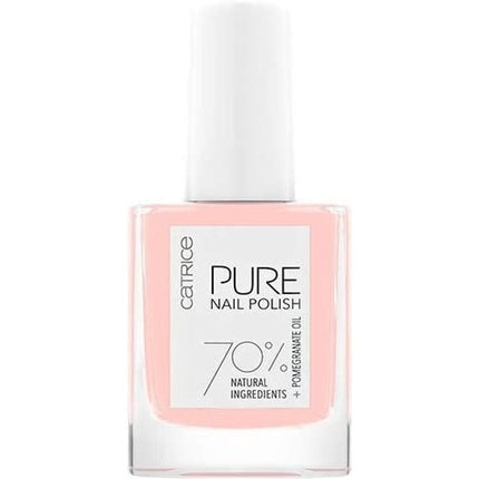Catrice PURE Nail Polish Nr. 01 Lightness Pink Glossy Without Acetone Vegan Microplastic Particle Free 10ml