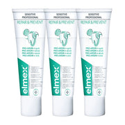 Elmex Sensitive Professional Repair Prevent Trio Toothpaste - 3 X 75 Ml
